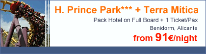 Pack Hotel Prince Park + Terra Mítica