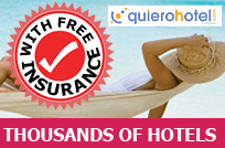 QuieroHotel and Intermundial offer you the possibility to engage a cancellation insurance if for some reason you can’t enjoy the hotel or the activity engaged. Click here to see the